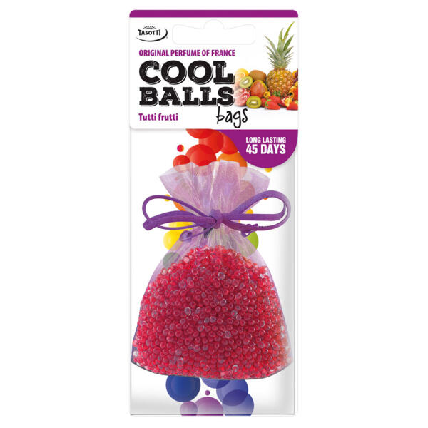 Ароматизатор для авто мішочок "Cool Balls" Tutti Frutti (Тутті Фрутті) 25г Tasotti