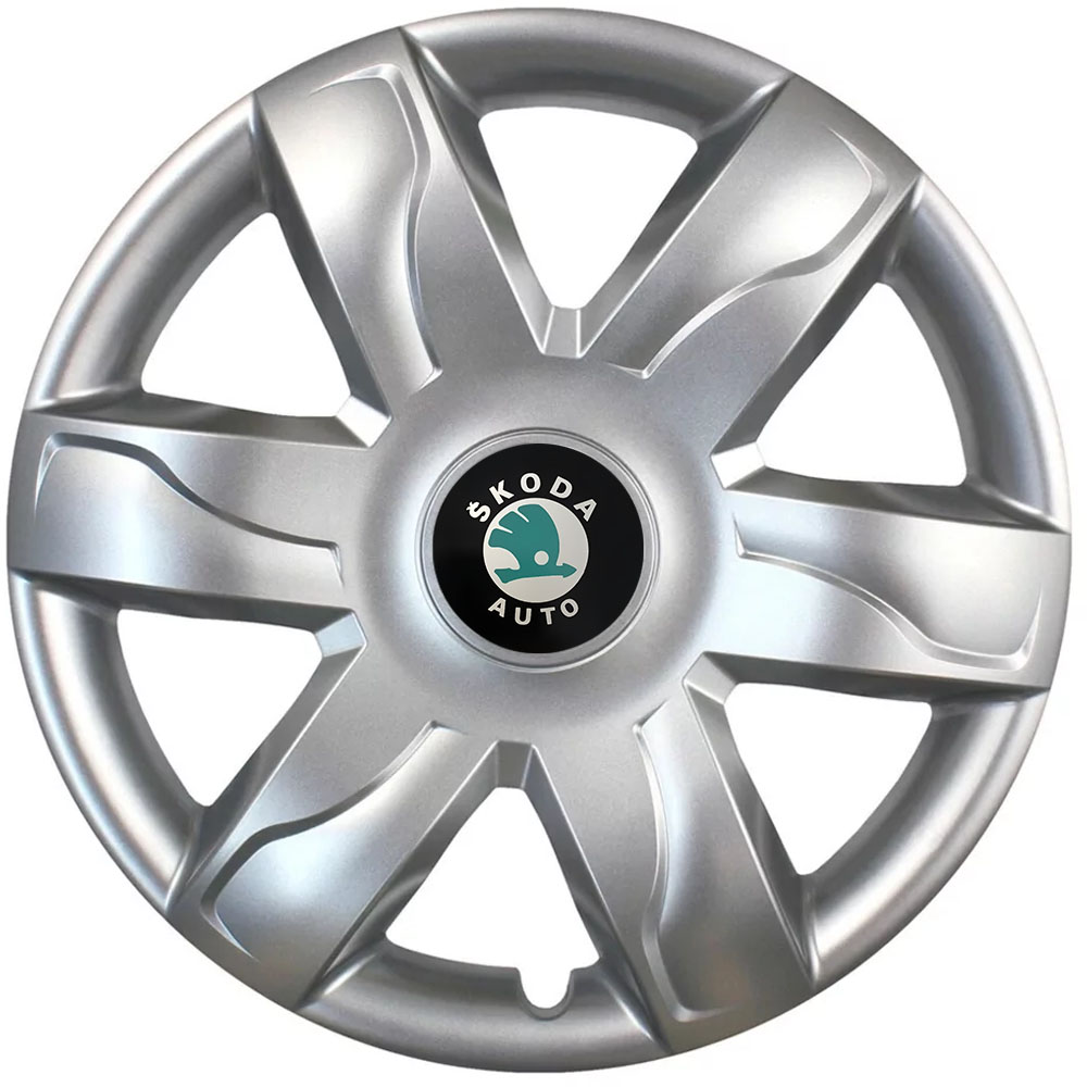 Ковпаки автомобільні R15 SJS 318 для Skoda, 4 шт.
