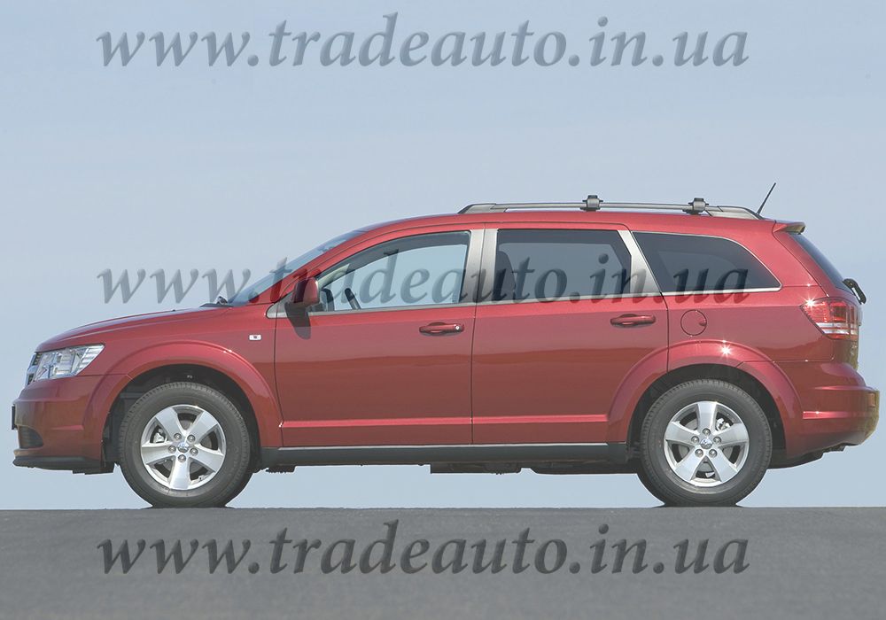 Дефлектори вікон (вітровики) Dodge Journey з 2008, 4шт, Heko, вставні