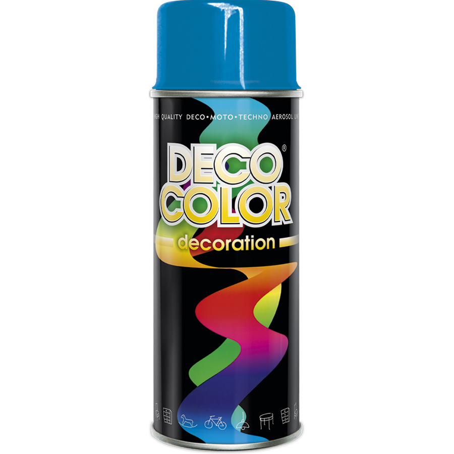 Deco Сolor  Фарба аерозольна Decoration RAL5015 Синій 400 мл