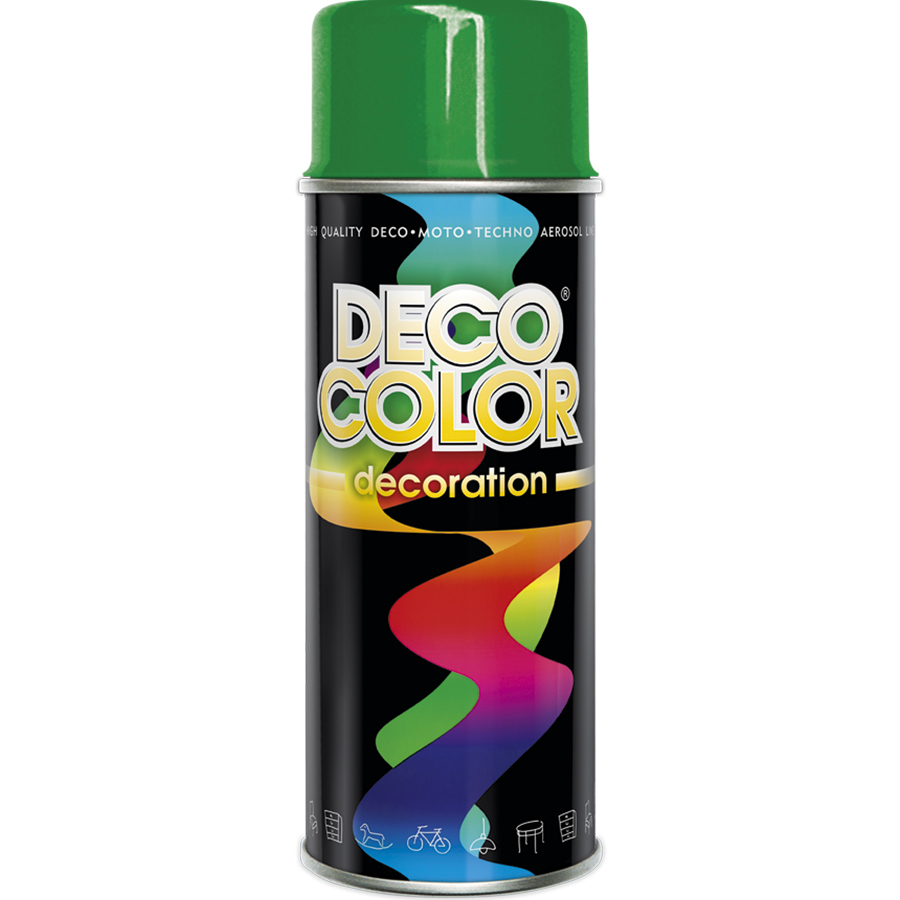 Deco Сolor  Фарба аерозольна Decoration RAL6029 Зелений 400 мл