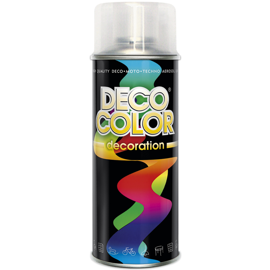 Deco Сolor  Фарба аерозольна Decoration Лак глянцевий 400 мл