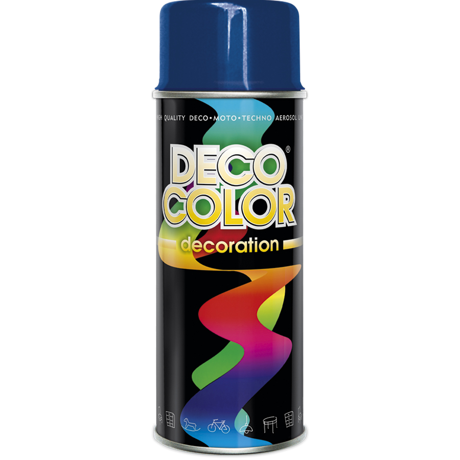 Deco Сolor  Фарба аерозольна Decoration RAL5010 Темно-синій 400 мл