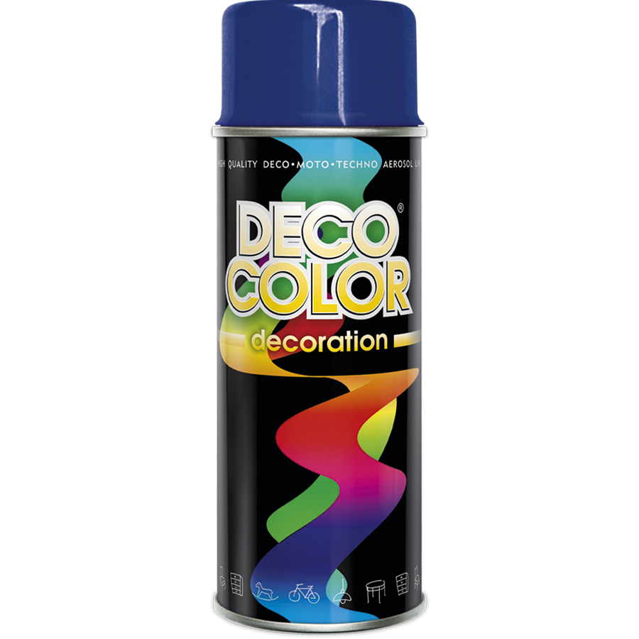 Deco Сolor  Фарба аерозольна Decoration RAL5002 Темно-синій 400 мл