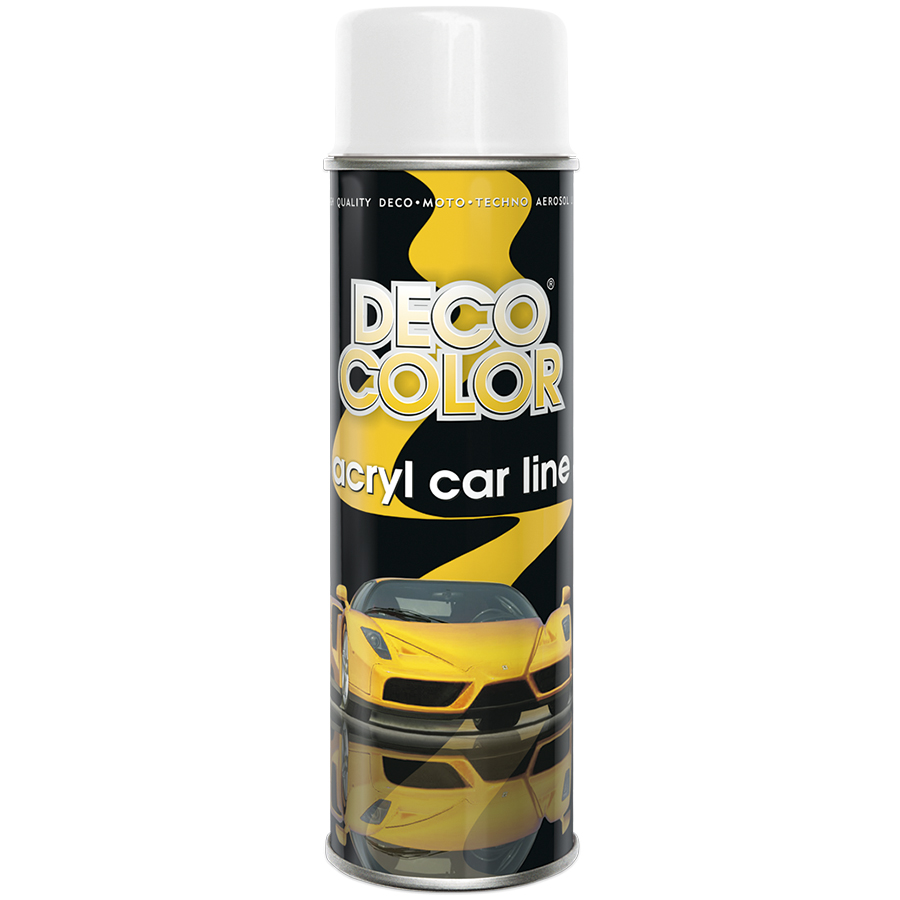 Deco Сolor  Фарба аерозольна Deco color  акрилова 500 мл Білий блиск