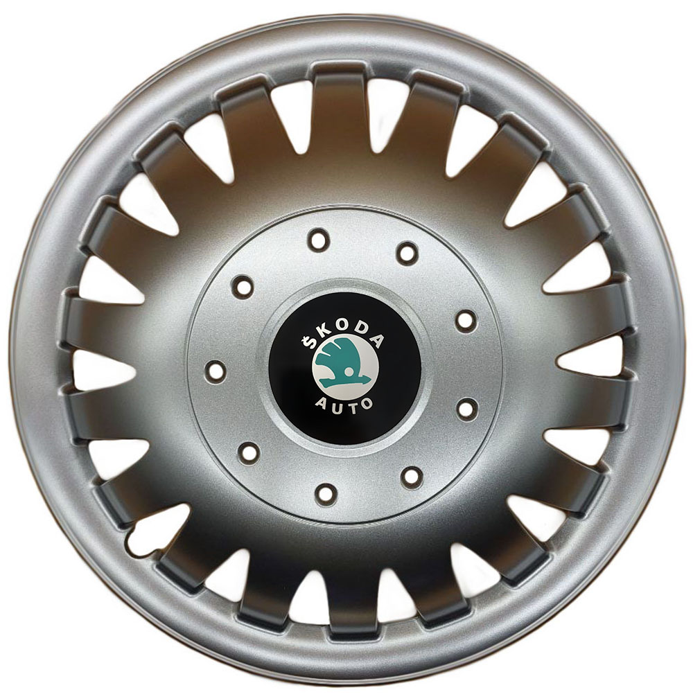 Ковпаки автомобільні R15 SJS 320 для Skoda, 4 шт.