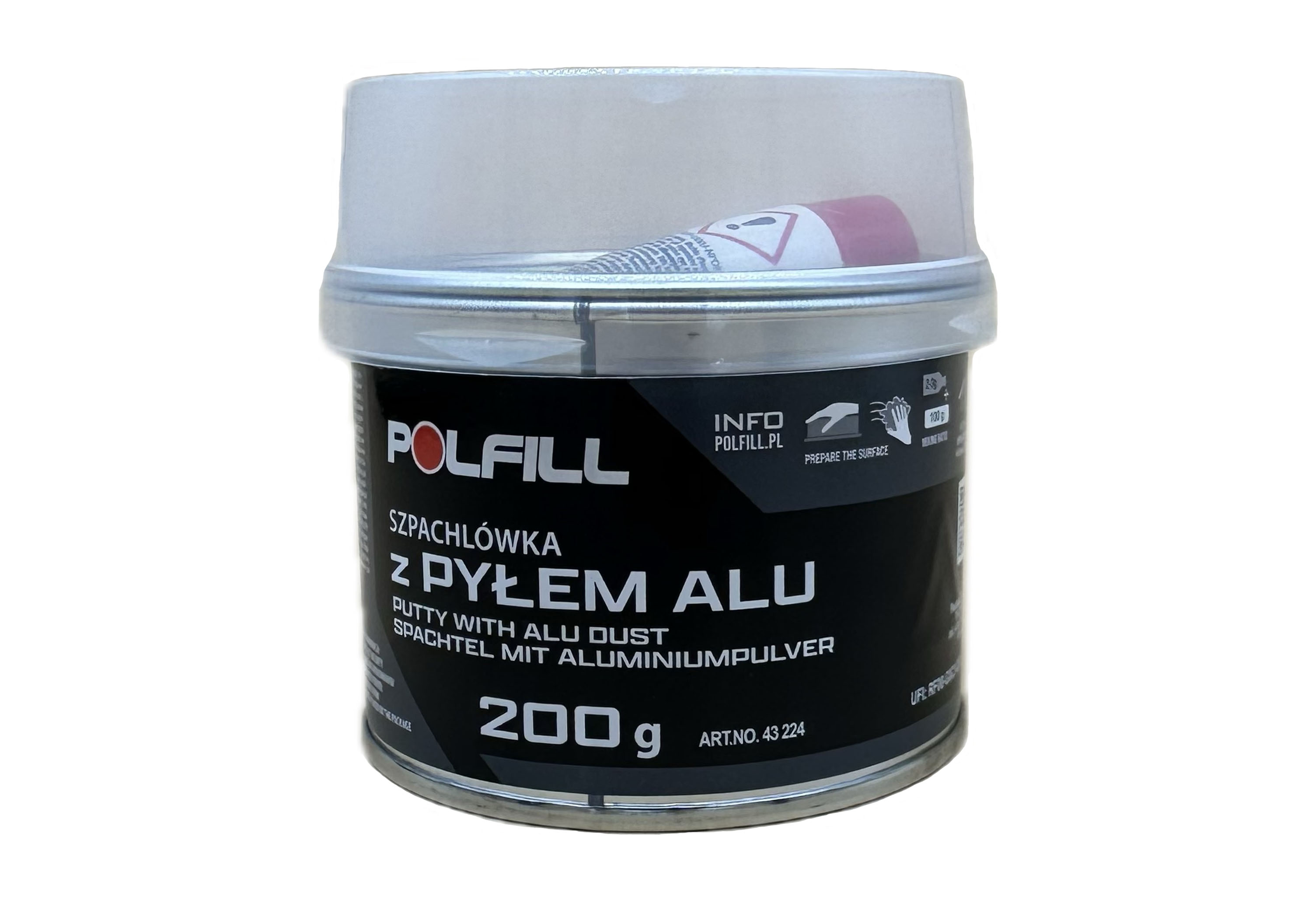Polfill  Шпатлівка з алюмінієм Polfill  з зат. 0,2kg