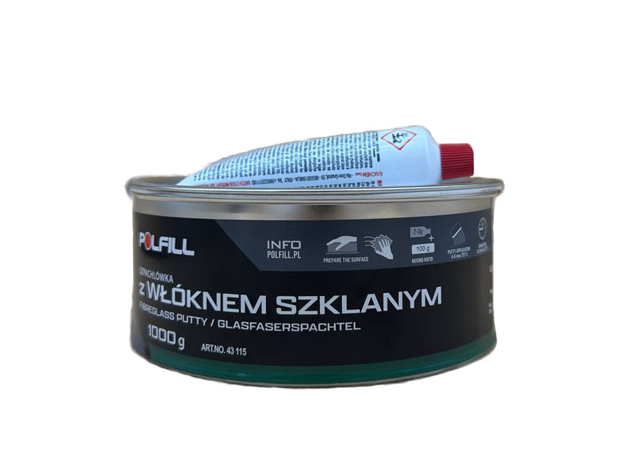 Polfill  Шпатлівка зі скловолокном Polfill  з зат. 1,0kg