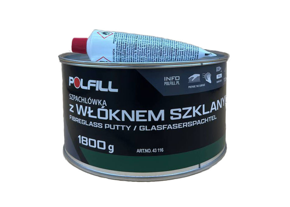 Polfill  Шпатлівка зі скловолокном Polfill  з зат. 1,8kg