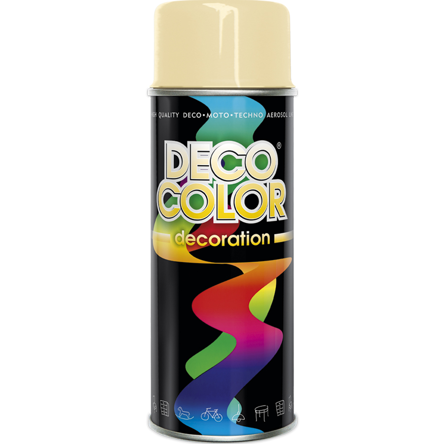 Deco Сolor  Фарба аерозольна Decoration RAL1015 Слонова кістка 400 мл