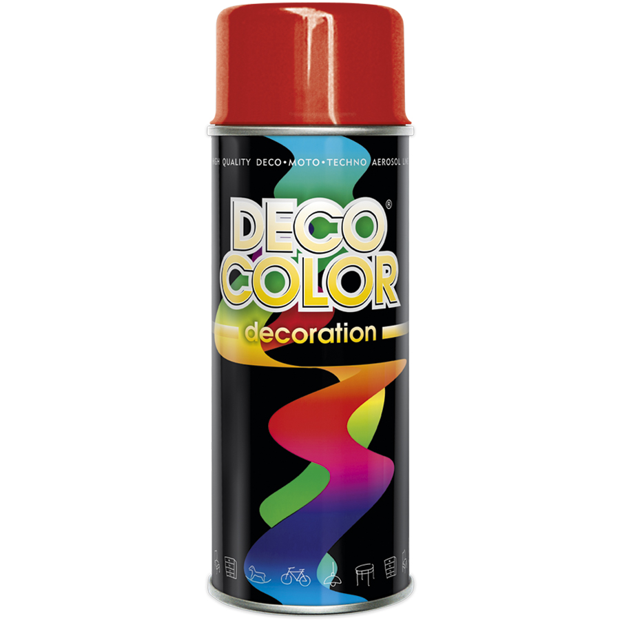 Deco Сolor  Фарба аерозольна Decoration RAL3000 Червоний вогонь 400 мл