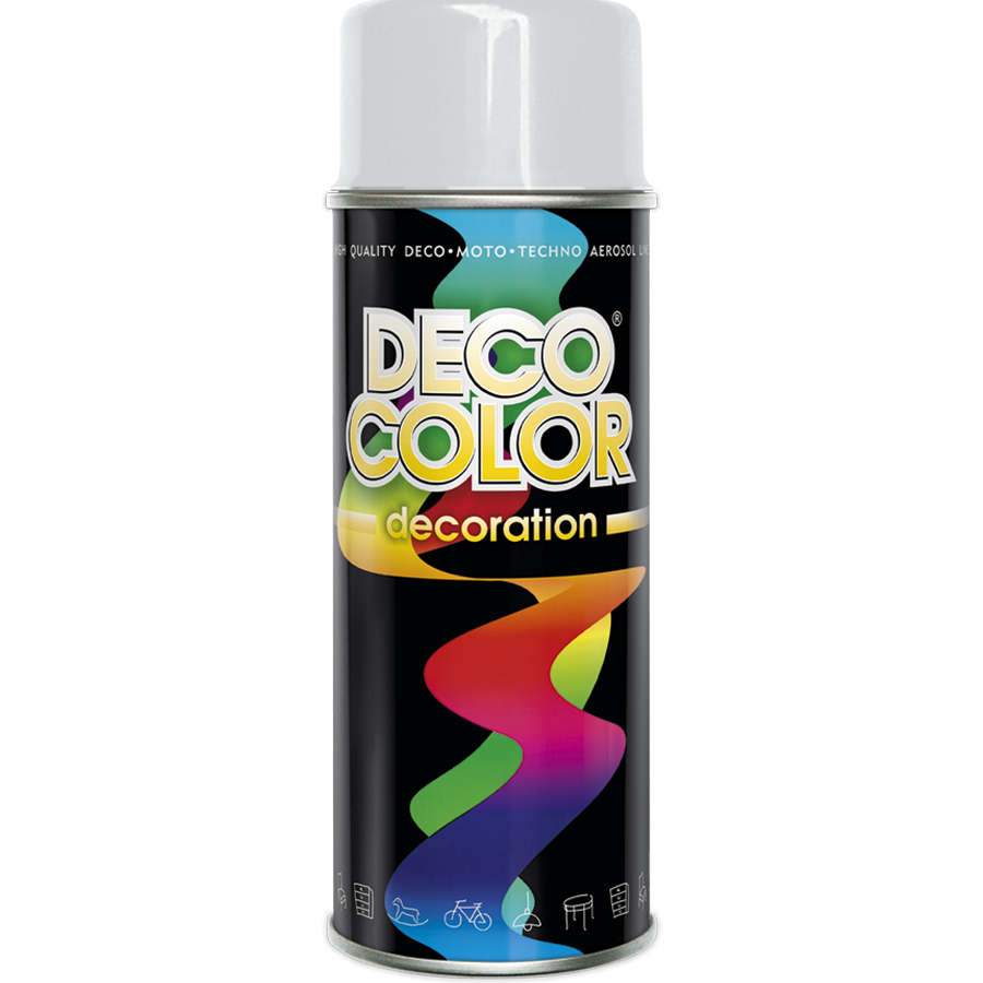 Deco Сolor  Фарба аерозольна Decoration RAL7035 Сірий світлий 400 мл