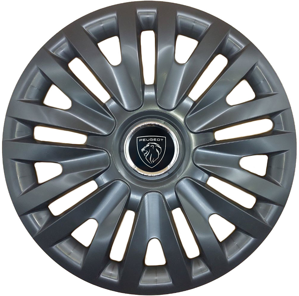 Ковпаки автомобільні R16 SJS 412 для Peugeot, 4 шт.