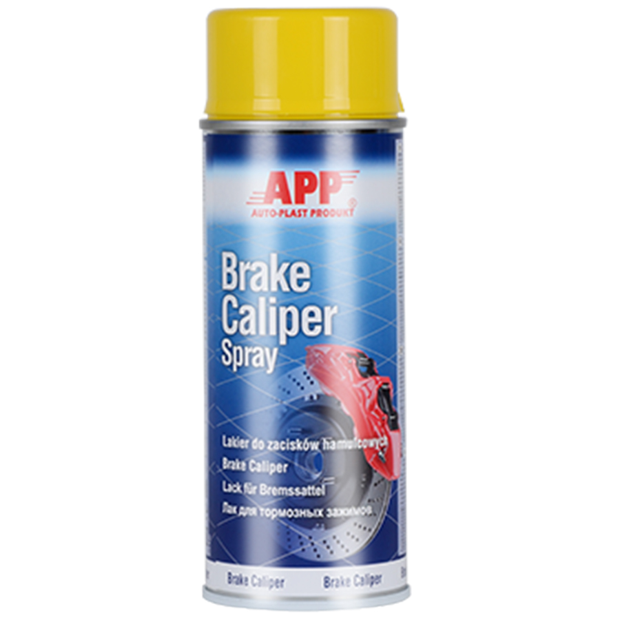 APP  Фарба для гальмівних супортів APP Brake Caliper Spray.400ml, жовтий, аерозоль