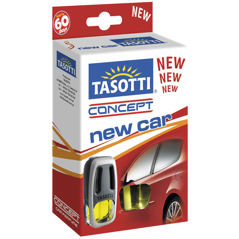 Ароматизатор на обдув  "Concept" New Car 8ml (уп.24шт/ ящ.96шт)