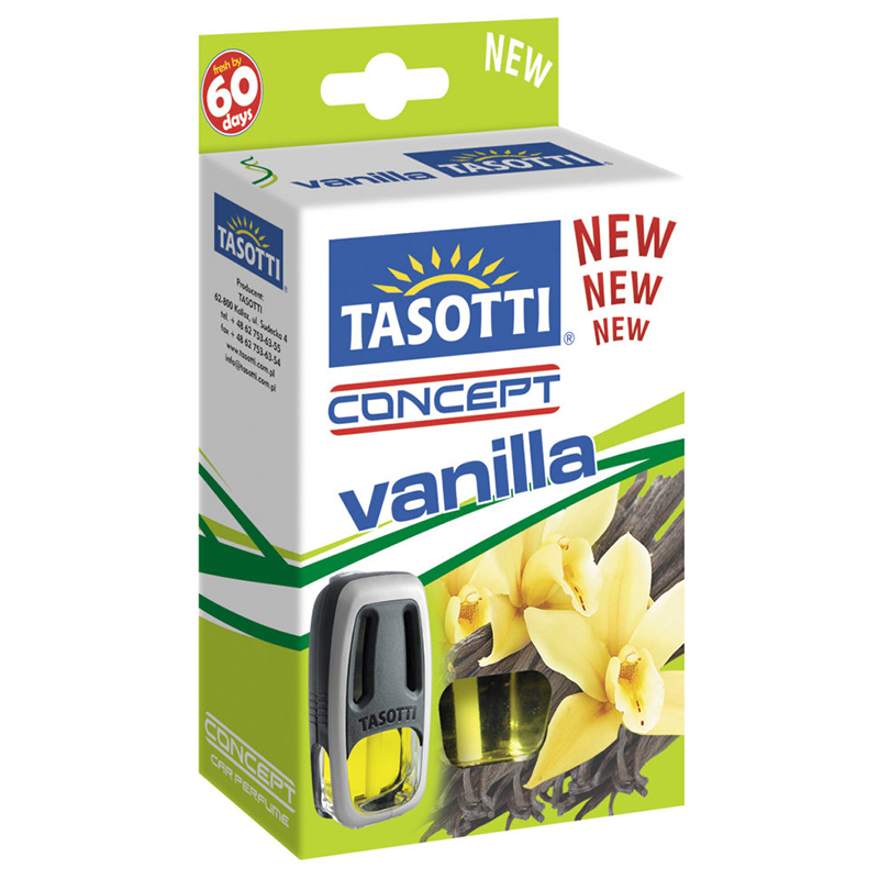 Ароматизатор на обдув  "Concept" Vanilla 8ml (уп.24шт/ ящ.96шт)