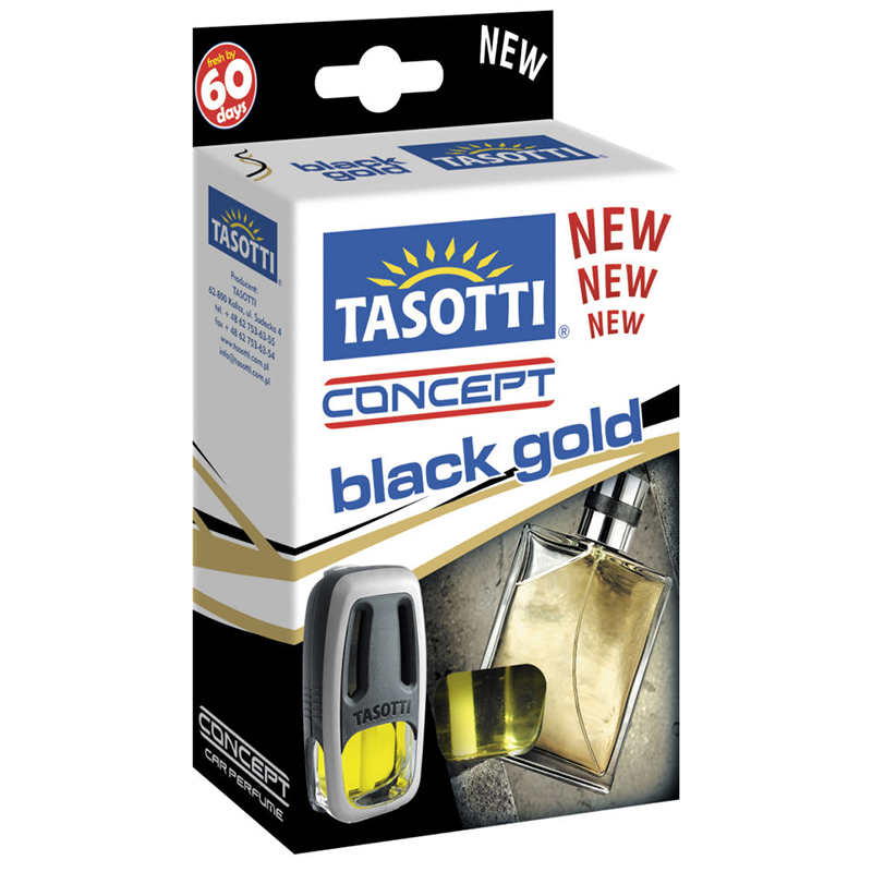 Ароматизатор на обдув  "Concept" Black Gold-Perfume 8ml (уп.24шт/ ящ.96шт)