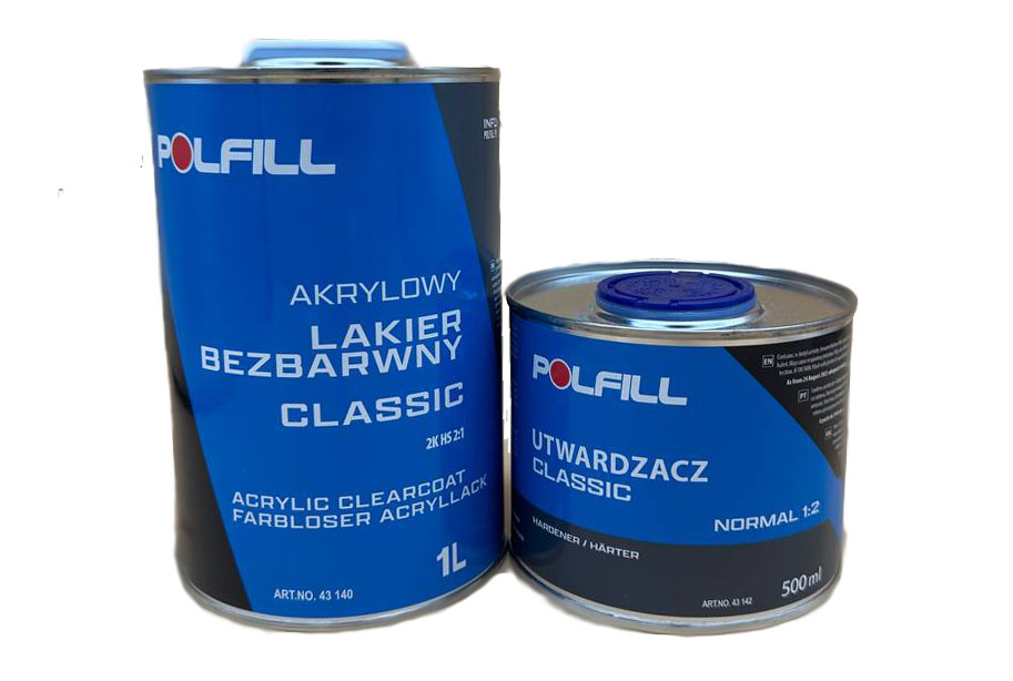Polfill  Лак 2К 2:1 HS Classik Polfill 1,0 л+затв. 0,5л