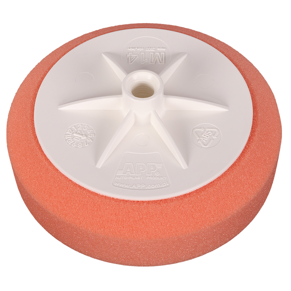 APP  Круг полірувальний APP Foam Pad M14, d150, помаранчевий, h50