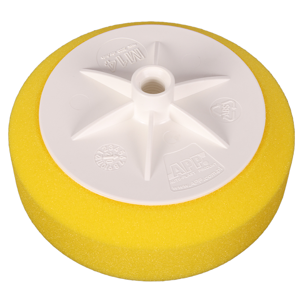 APP  Круг полірувальний APP Foam Pad M14, d150, жовтий, h50