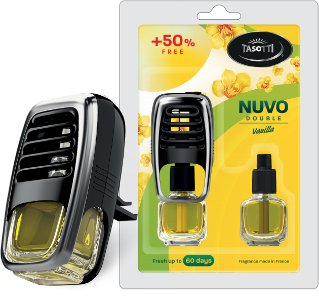 Ароматизатор на обдув  "Nuvo" Double Blister Vanilla 8ml (уп.12шт), з запаскою