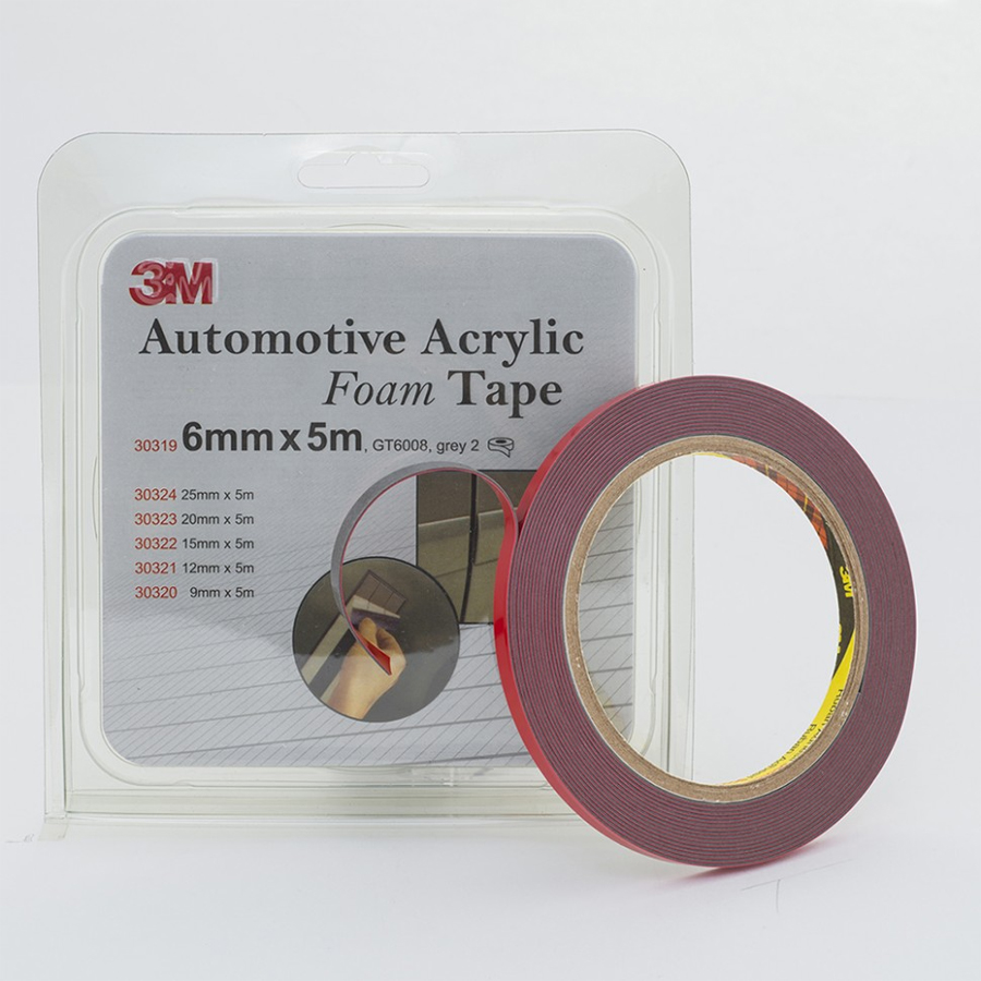 3M Скотчі та ізолента  скотчі двухсторонні ЗМ GT6008F 5m/_06mm*5m ЗМ  (уп. 2 шт)