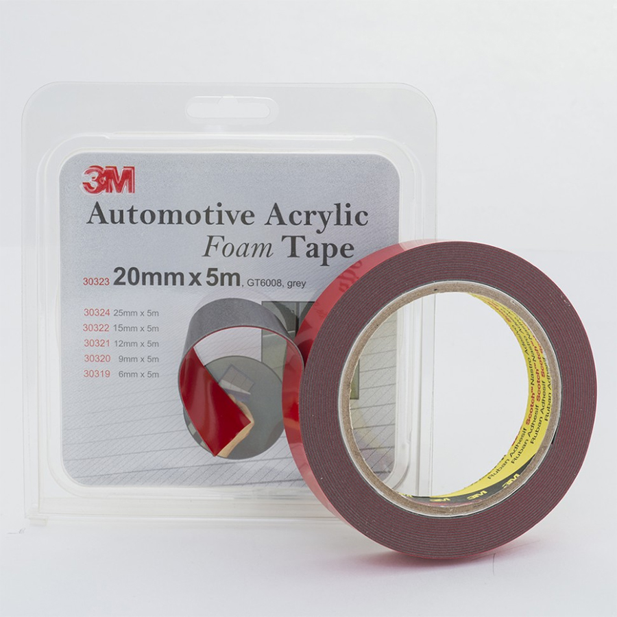 3M Скотчі та ізолента  скотчі двухсторонні ЗМ GT6008F 5m/_20mm*5m ЗМ