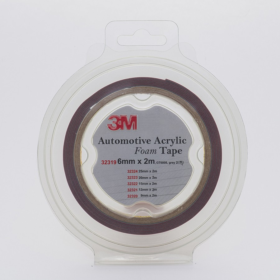 3M Скотчі та ізолента  скотчі двухсторонні ЗМ GT6008F 2м/06 mm ЗМ  (уп.2 шт)