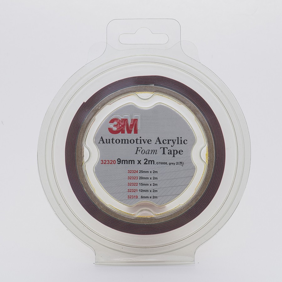 3M Скотчі та ізолента  скотчі двухсторонні ЗМ GT6008F 2м/09 mm ЗМ (уп.2 шт)