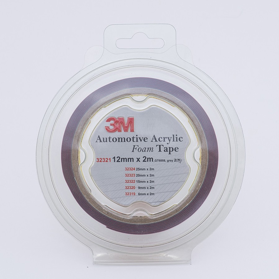 3M Скотчі та ізолента  скотчі двухсторонні ЗМ GT6008F 2м/12 mm ЗМ (уп. 2 шт)
