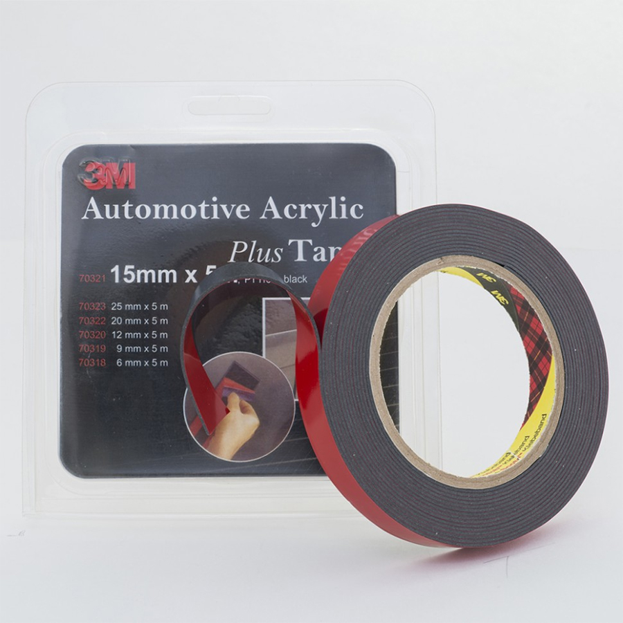 3M Скотчі та ізолента  скотчі двухсторонні ЗМ 1100 /11015 5м/_15 mm ЗМ, піноакрилова