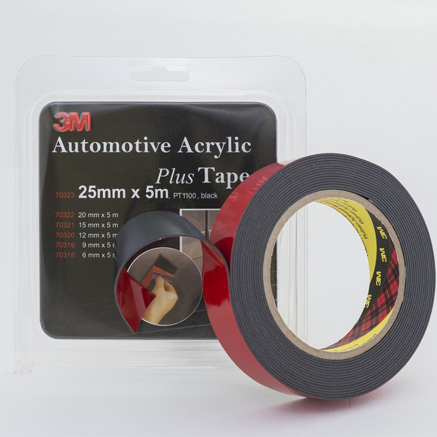3M Скотчі та ізолента  скотчі двухсторонні ЗМ 1100 /11020 5м/_25 mm ЗМ, піноакрилова