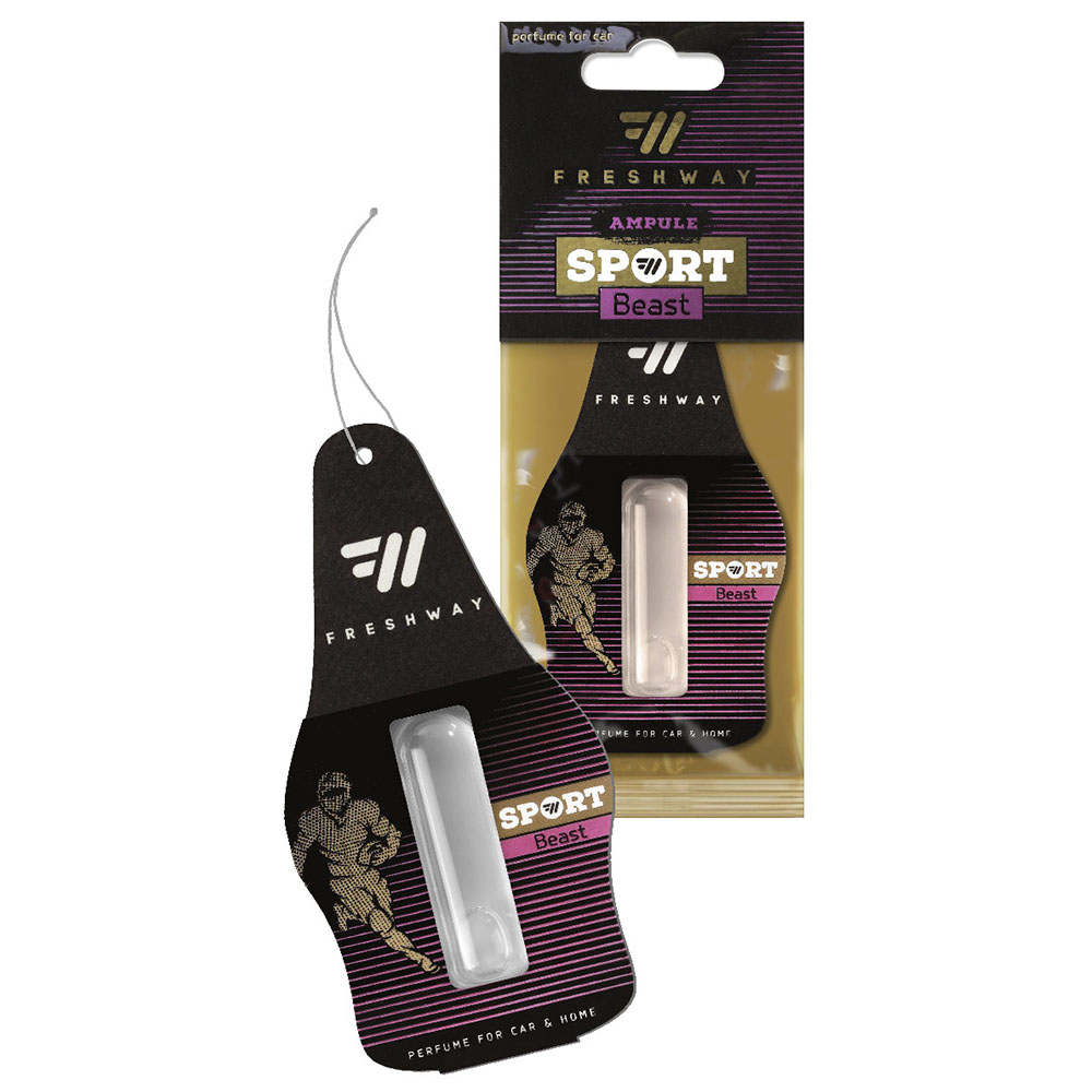 Ароматизатор рідкий Fresh Way  "Sport Ampule" Beast 4.5ml (25/300)
