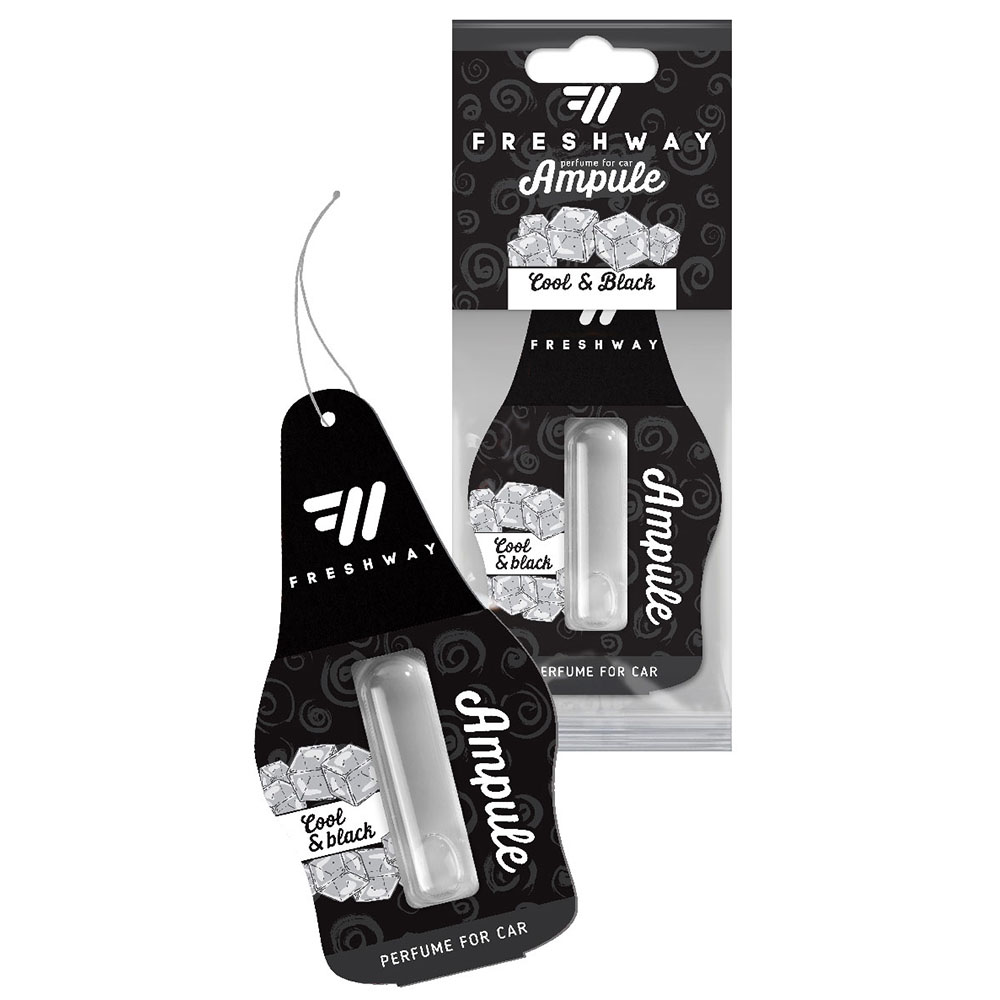 Ароматизатор рідкий Fresh Way  "So Fresh Ampule" Cool & Black 4.5ml (25/300)
