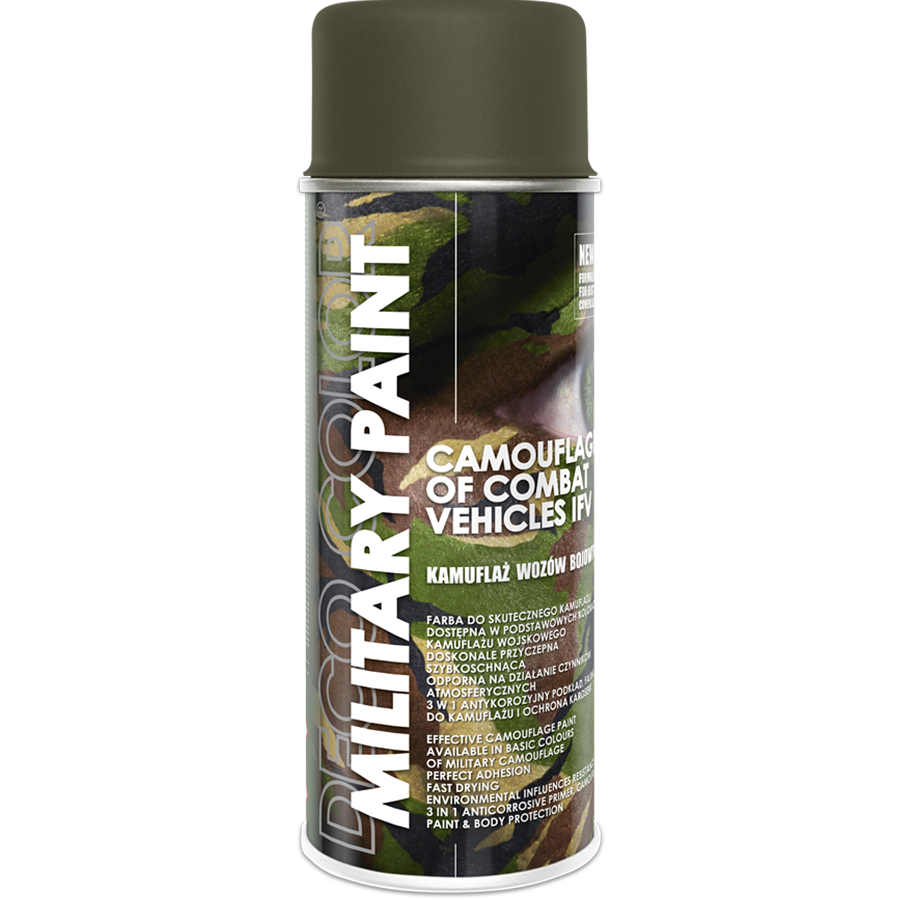 Deco Сolor  Фарба аерозольна Deco color Military Paint Ral 7013 400 мл brown uniform/коричнева уніформа