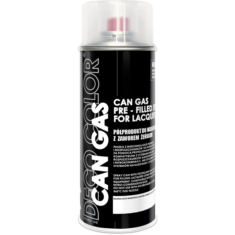 Deco Сolor  Балони пусті під фарбу Deco color Can gas 400 мл