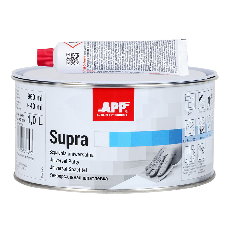 APP  Шпаклівка універсальна швидковисихаюча APP Supra з зат. 1,0