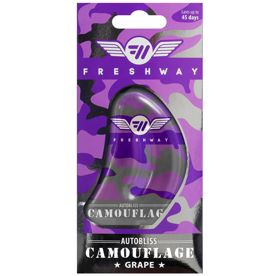 Ароматизатор рідкий Fresh Way  "Camouflage AutoBliss" Grape 8ml