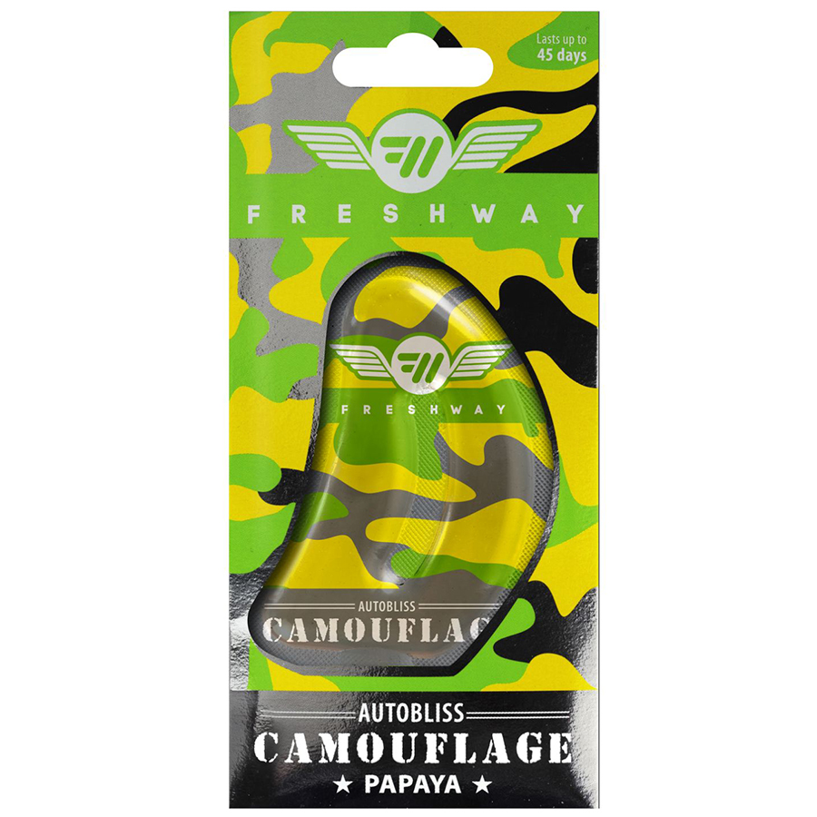 Ароматизатор рідкий Fresh Way  "Camouflage AutoBliss" Papaya 8ml