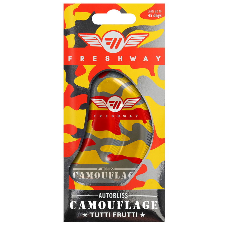 Ароматизатор рідкий Fresh Way  "Camouflage AutoBliss" Tutti Frutti 8ml