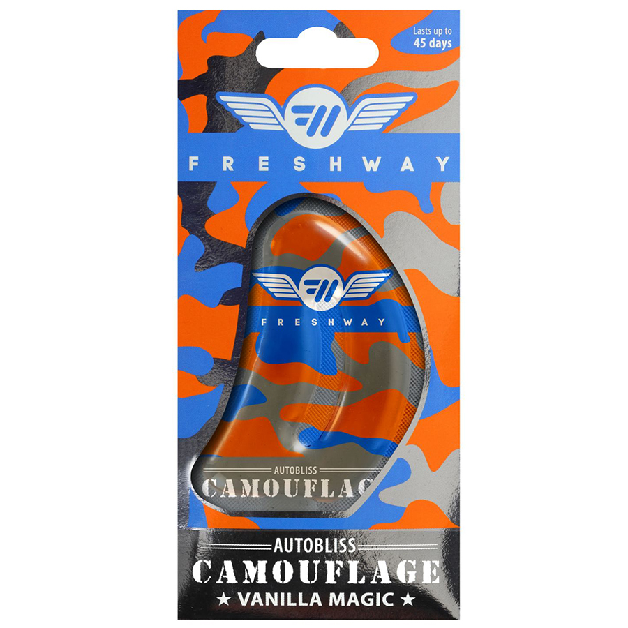 Ароматизатор рідкий Fresh Way  "Camouflage AutoBliss" Vanilla Magic 8ml