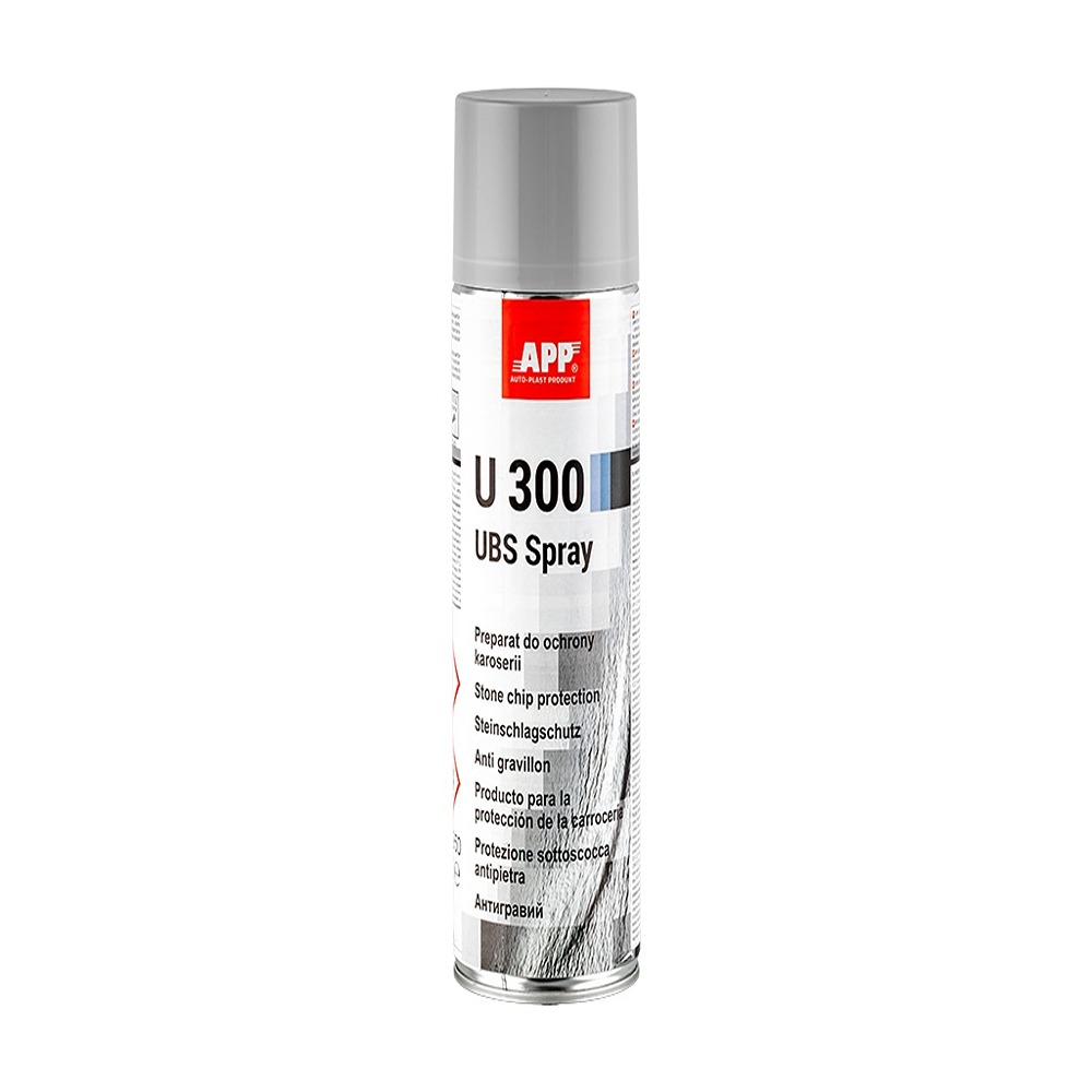 APP  Антигравій APP U300 2 in 1 для захисту кузова і герметик, 0.5l, сірий