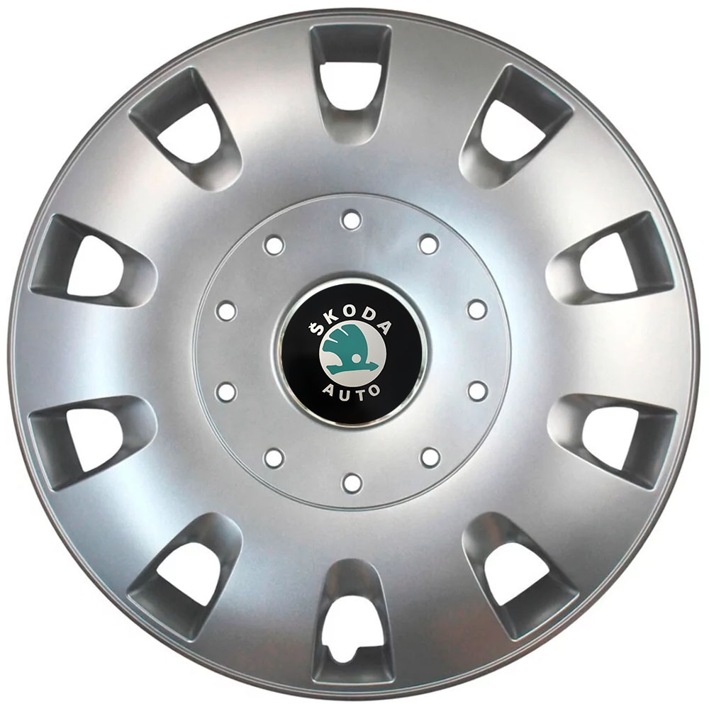 Ковпаки автомобільні R16 SJS 401 для Skoda, 4 шт.