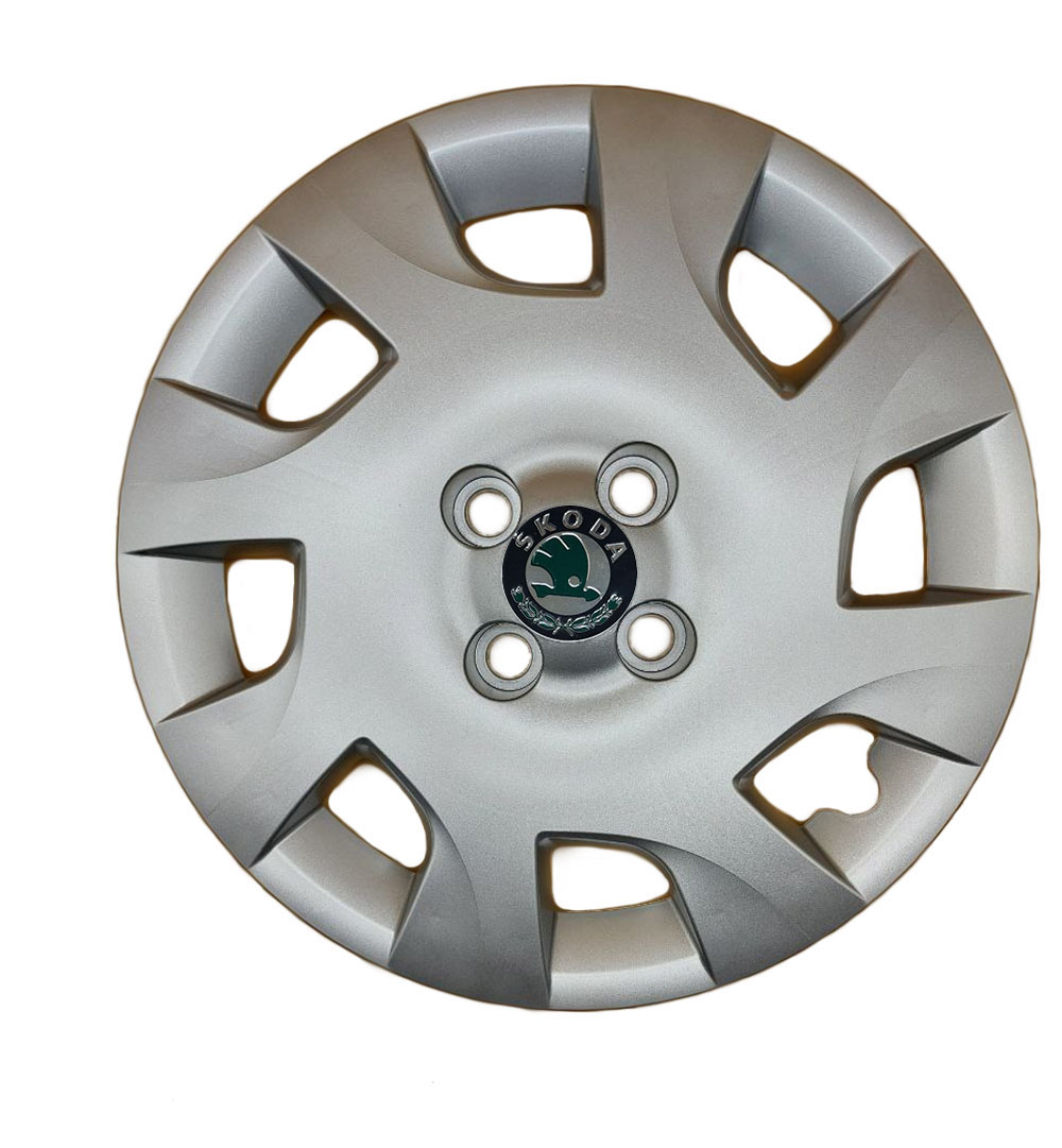Ковпаки автомобільні R15 AK A133 під болти для Skoda, 4 шт.