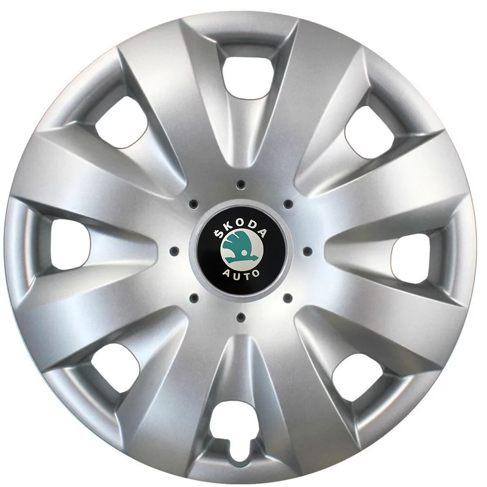 Ковпаки автомобільні R15 SJS 321 для Skoda, 4 шт.
