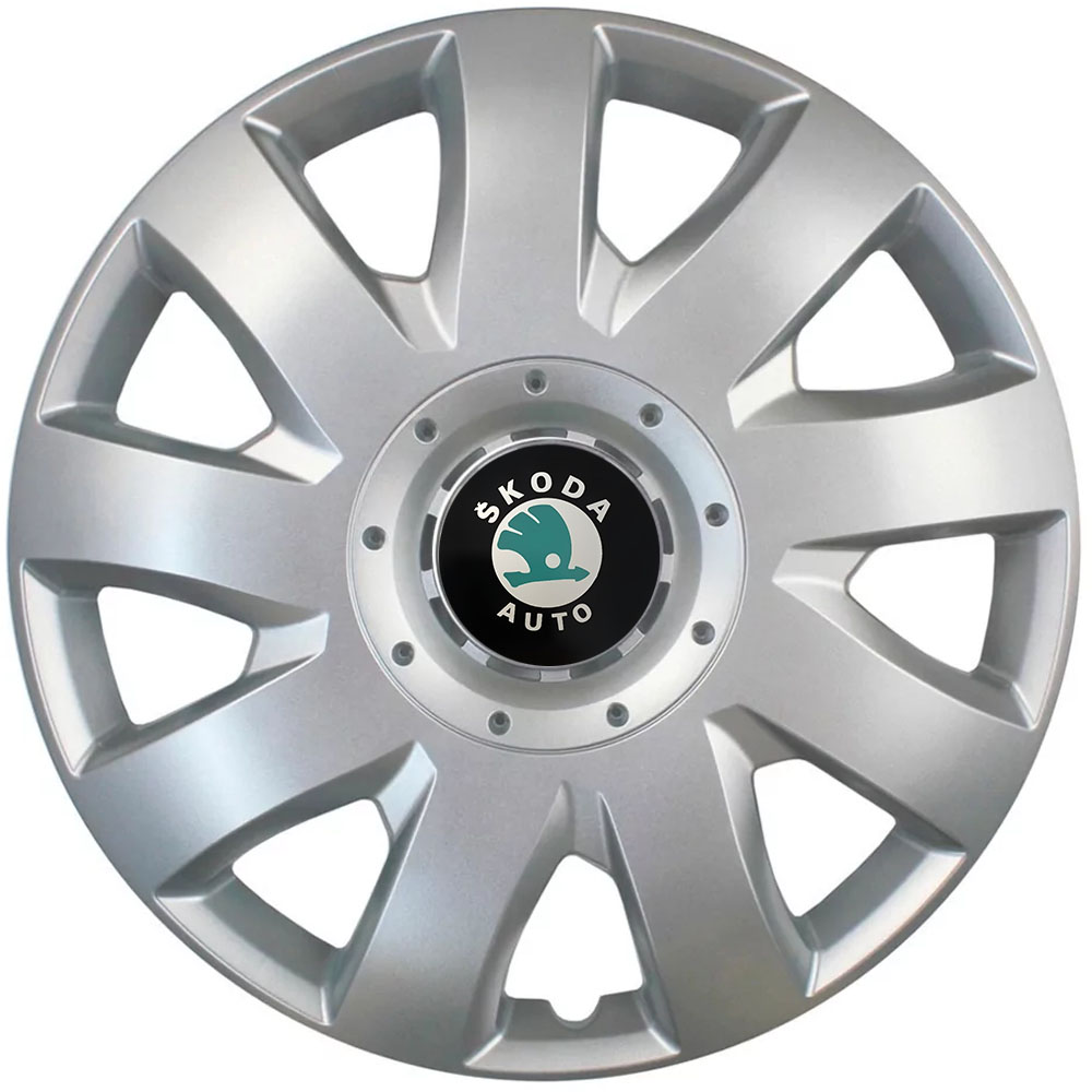 Ковпаки автомобільні R15 SJS 311 для Skoda, 4 шт.