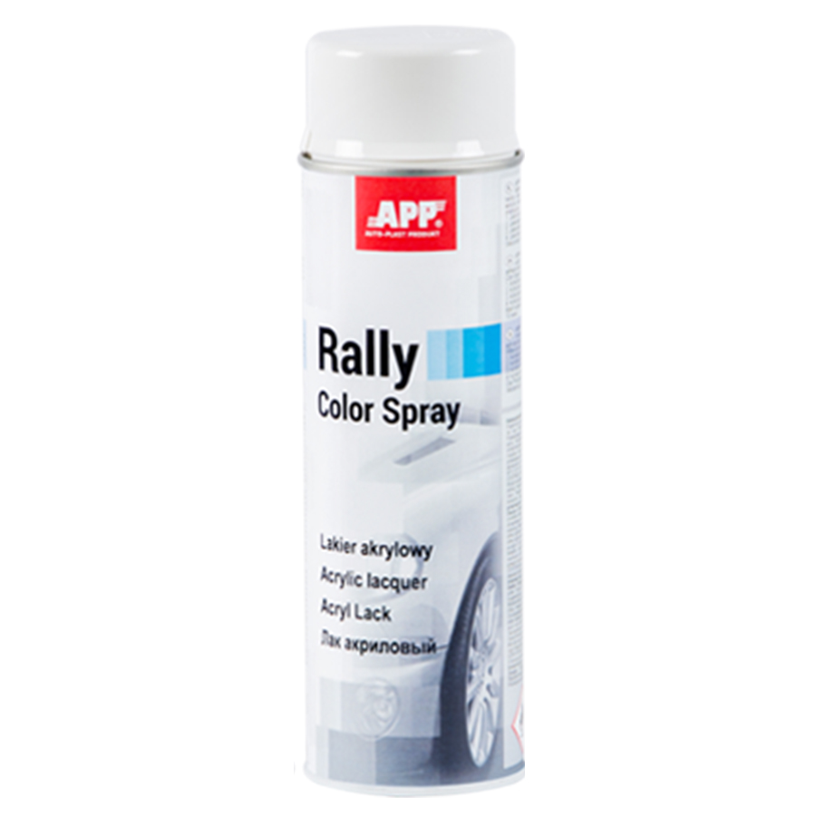 APP  Фарба аерозольна APP Rally Color Spray, білий 600ml