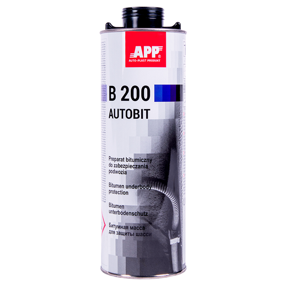 APP  Засіб для захисту шассі APP B200 Autobit 1.0l,чорний, до 07,27