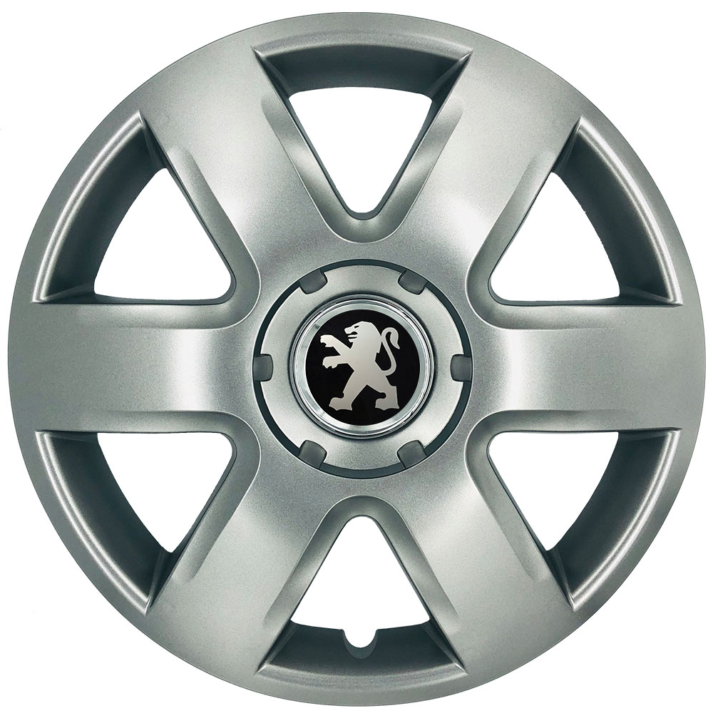 Ковпаки автомобільні R15 SJS 337 для Peugeot, 4 шт.