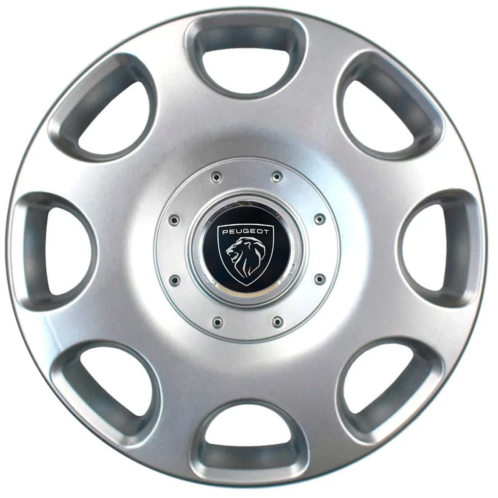Ковпаки автомобільні R14 SJS 208 під болти для Peugeot, 4 шт.